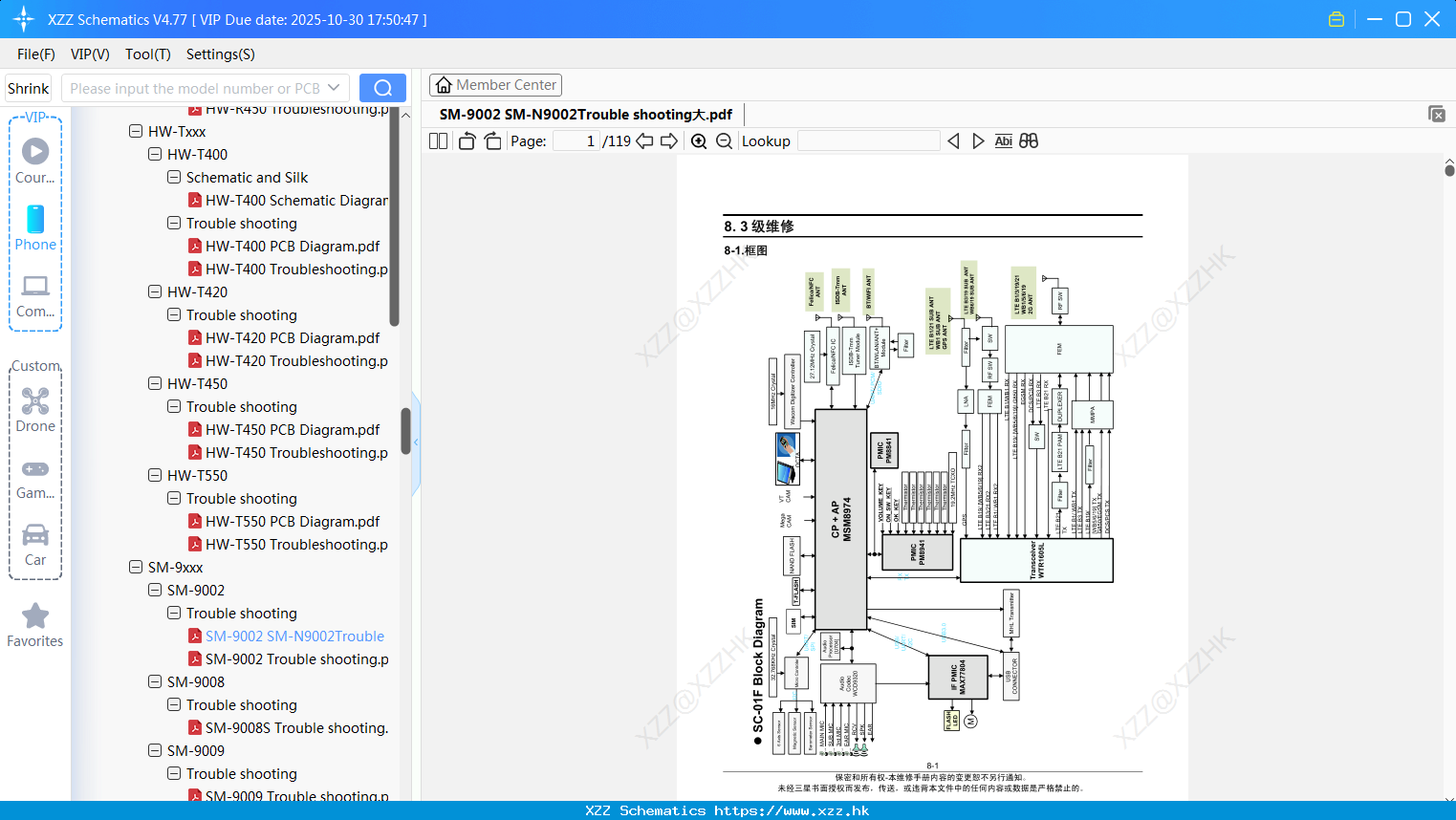 Samsung SM-9002 SM-N9002Trouble Shooting